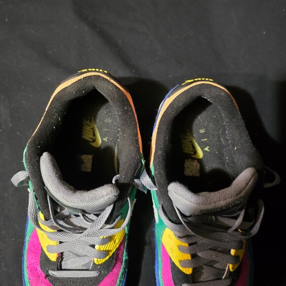 Nike CD0917-300 Air Max 90 QS "VIOTECH" Multicolor Lucid Green-Grey Sz 9.5US - Picture 8 of 10
